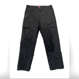 Wrangler Black Cargo Pants Size 32x30